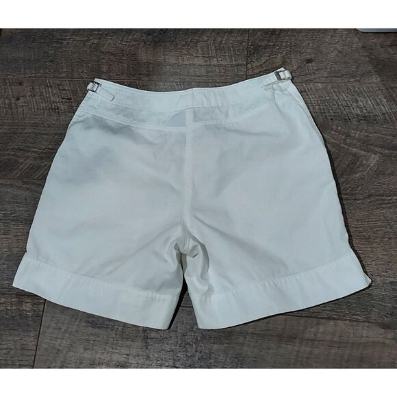 Lauren Ralph Lauren White Denim Cotton Golf Shorts 4 Petite 28Waist Vintage 90's - Picture 10 of 10